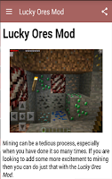 Lucky Mod for mcpe screenshot 2