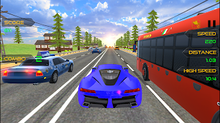 Endless Highway Traffic Racer : Car Rider ภาพหน้าจอ 3
