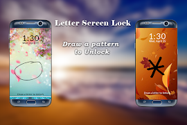 Letters Lock Screen syot layar 2