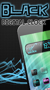 Black Digital Clock Widget gönderen