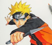 how to draw naruto and boruto ภาพหน้าจอ 5