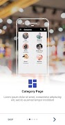 برنامه‌نما aBecrux - App UI with Left Nav عکس از صفحه