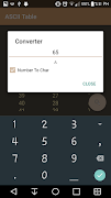 ASCII Table screenshot 1