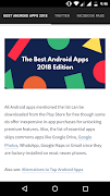 Best Android Apps 2018 capture d'écran 1