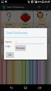 برنامه‌نما Deaf Dictionary عکس از صفحه