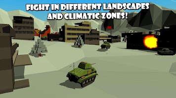 Cube Tank Battle Wars 3D ảnh chụp màn hình 2