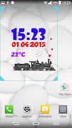 Weather Clock And Date Widget syot layar 2
