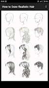 How to Draw Realistic Hair ภาพหน้าจอ 5