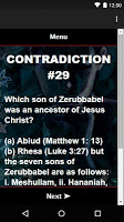 برنامه‌نما Bible Contradictions عکس از صفحه