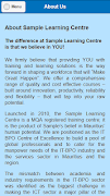 Sample Learning Centre screenshot 5