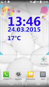 Digital Clock With Weather اسکرین شاٹ 1