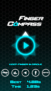 Finger Compass الملصق