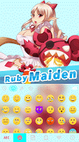 Ruby Maiden Keyboard Theme स्क्रीनशॉट 1