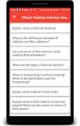 Ethical Hacking Interview Question पोस्टर