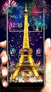 پوستر Lightning Paris Night Theme