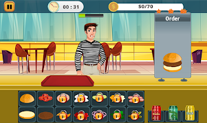 Burger Chef Cooking imagem de tela 3