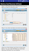 Memory Card Recovery Software Help স্ক্রিনশট 2