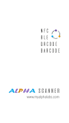 Alpha Scanner [ BLE, NFC, RFID, BAR-CODE, QR-CODE] الملصق
