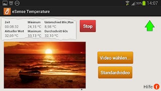 2 Schermata eSense Temperature