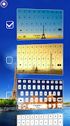 Poster Paris Keyboard Theme