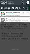 2 Schermata Export Contacts CSV for Gmail
