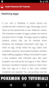 2 Schermata Guide Pokemon GO Tutorials