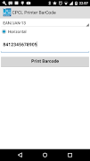 CPCL Barcode Printer Bluetooth capture d'écran 1