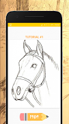 How to Draw Horses - Easy Drawing Step by Step ảnh chụp màn hình 5