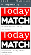 برنامه‌نما Today MATCH عکس از صفحه