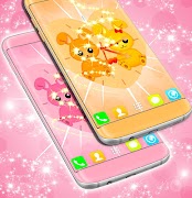 Romantic Theme Clock poster