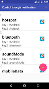 Control via Notification スクリーンショット 5