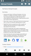 Interactive CV: Michael Fotiadis poster
