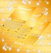Gold Keyboard Theme screenshot 1