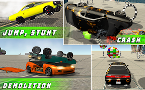 Demolition Car Crash : Destruction Simulator syot layar 3