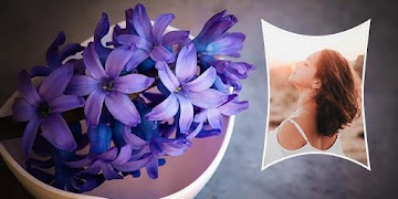 Flower Photo Frame पोस्टर