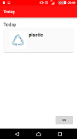 Garbage reminder screenshot 1