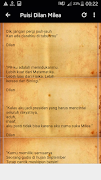 Puisi Rayuan Dilan Dan Milea Paling Romantis 截圖 1