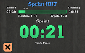 Workout Interval Timer تصوير الشاشة 6