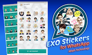 Sticker EXO for WAStickerApps 截圖 7