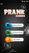 tela quebrada Prank Cartaz