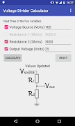 Easy Voltage Divider Calculate Ekran Görüntüsü 3