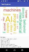 Text Explorer Affiche