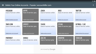Account killer screenshot 1