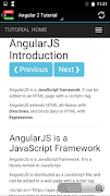 Angular JS Tutorial Offline تصوير الشاشة 7