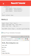 ReactJS Tutorial Pro syot layar 1