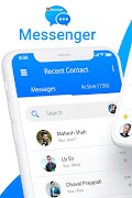 Messenger All Social Networks Text and Video Chat ポスター