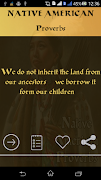 Native American Proverbs Ekran Görüntüsü 1