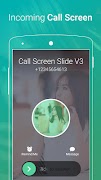 Call Screen Theme Slide V3 Phone X capture d'écran 2