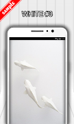 White Wallpapers imagem de tela 3