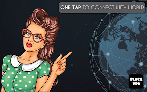 Black Hot VPN : Free Super Fast Secure VPN Proxy 截图 1